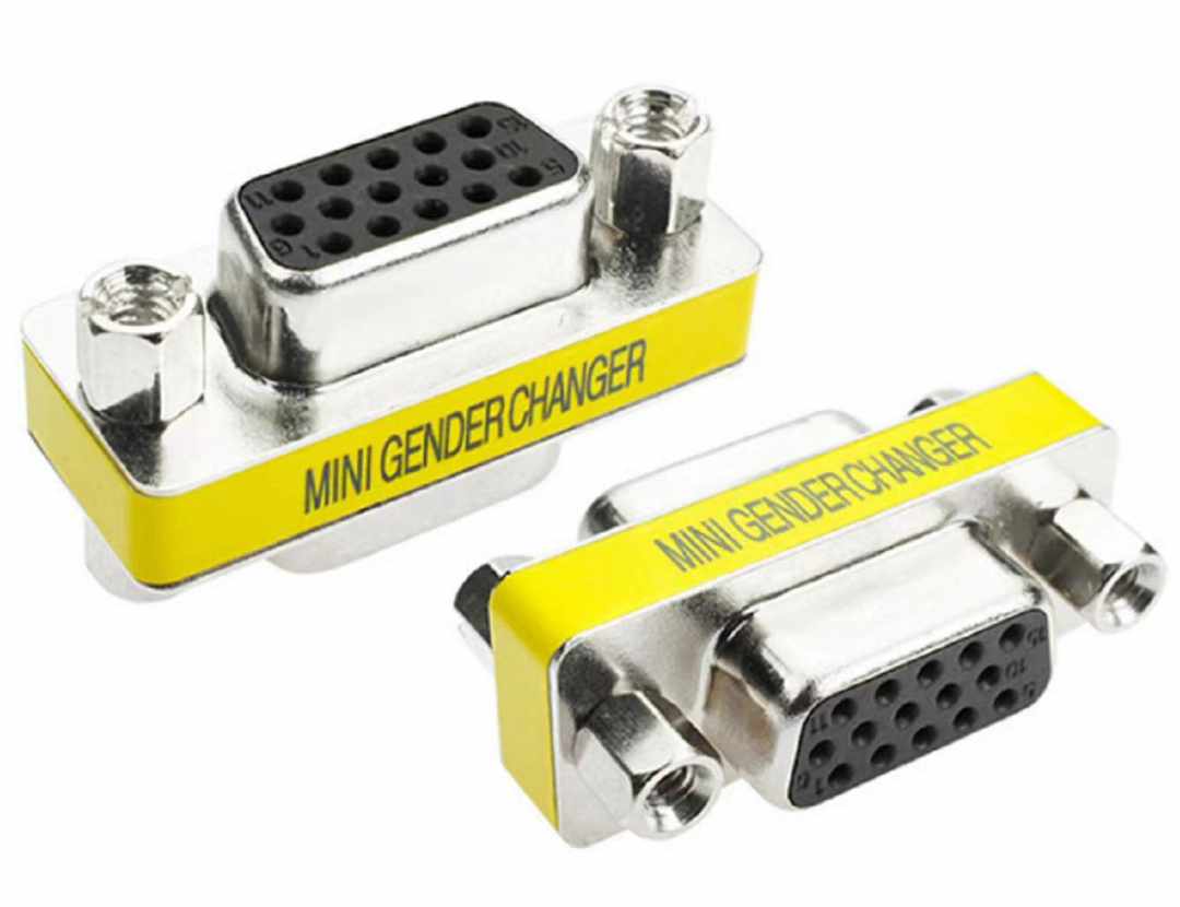 ADAPTADOR PARA CABLE VGA  HEMBRA a HEMBRA