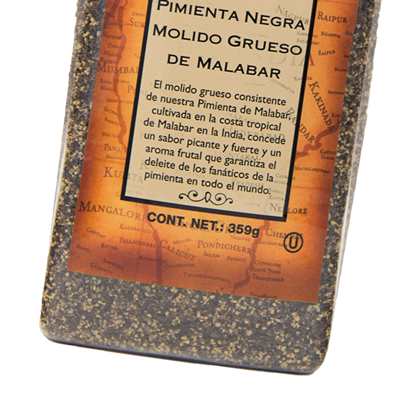 Pimienta Negra Molido Grueso Kirkland Signature 359g