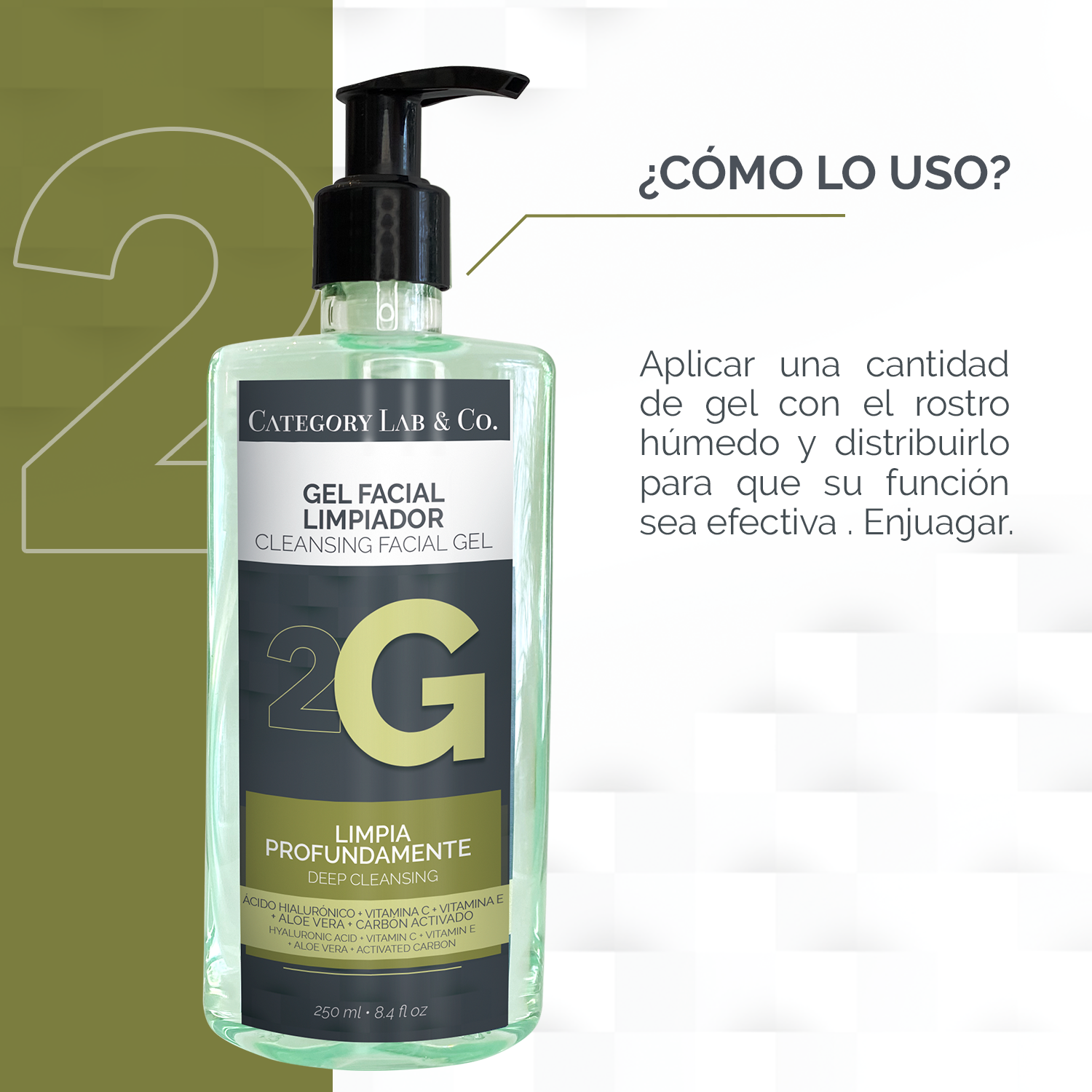 GEL FACIAL LIMPIADOR BY CATEGORY LAB & CO