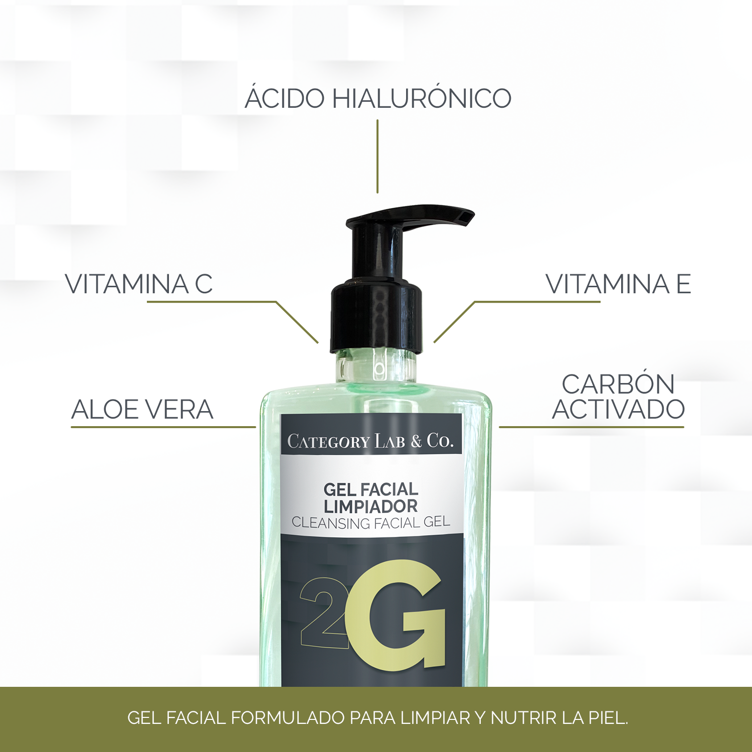 GEL FACIAL LIMPIADOR BY CATEGORY LAB & CO