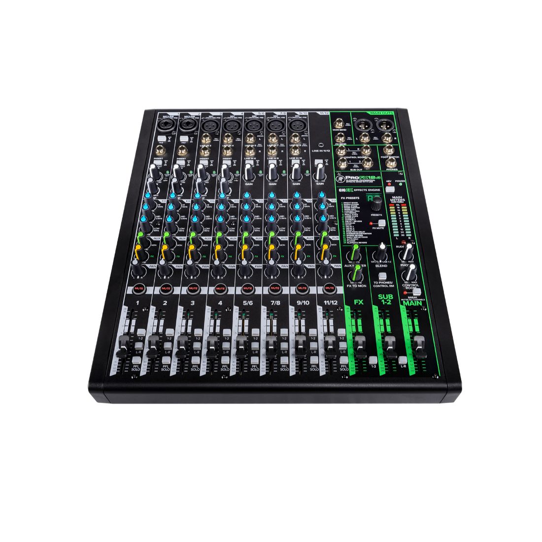 Mezcladora Mackie Profx12v3 Usb Profesional 12 Canales