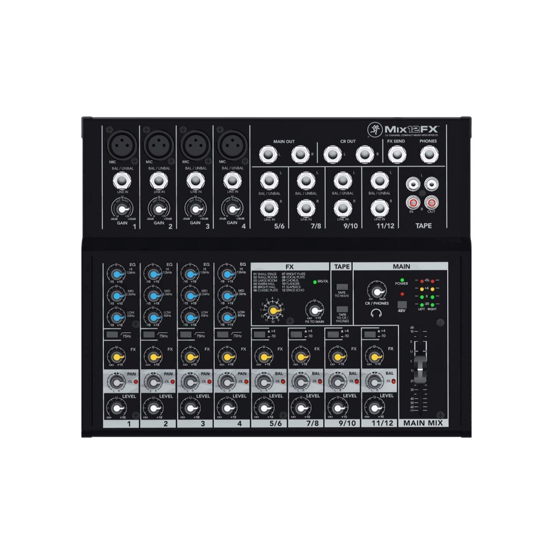 Consola Mackie Mix12fx 12 canales de Mezcla 127v