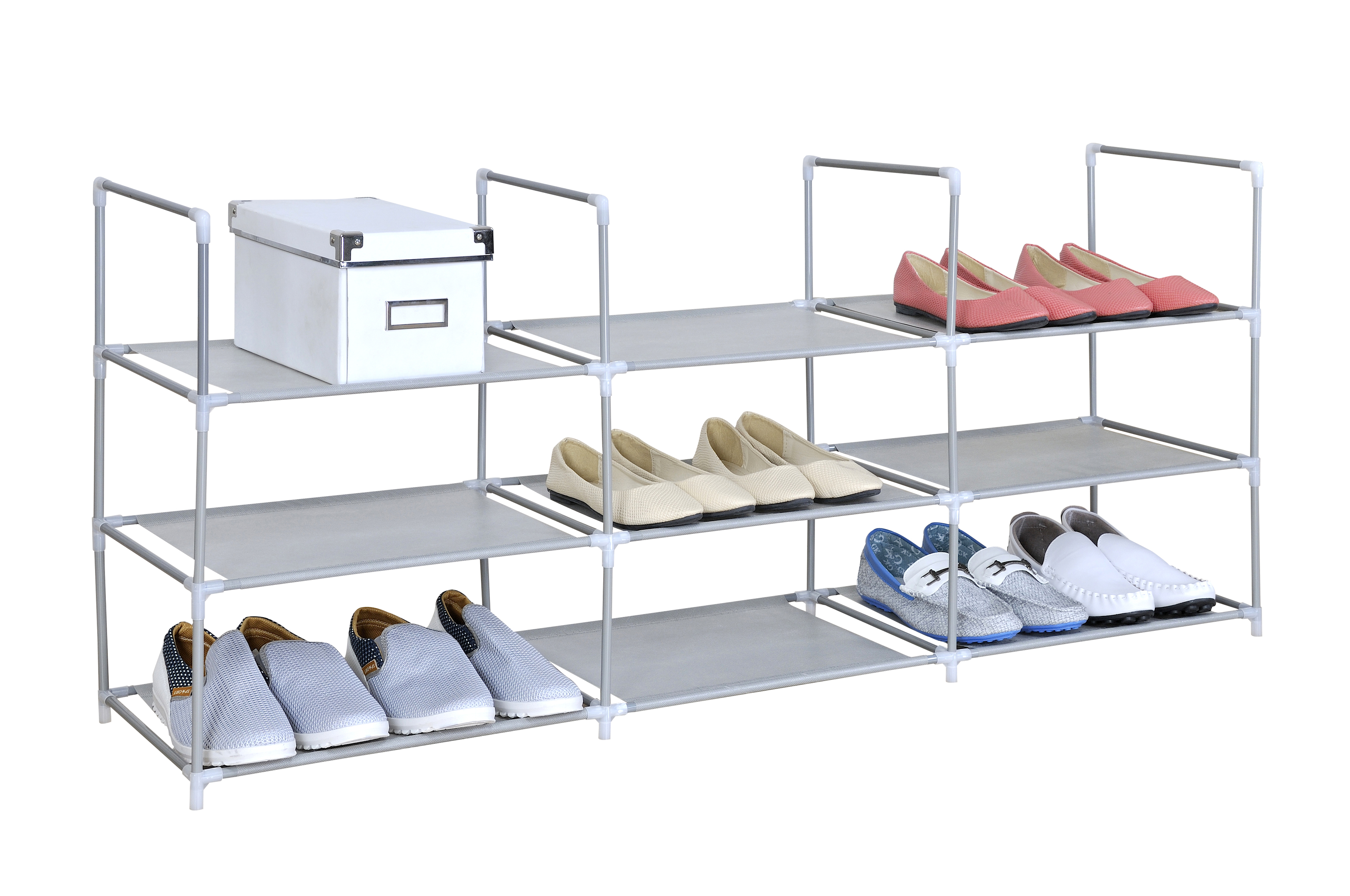 Mueblana Zapatera Capri 18 Pares Estante Organizador para Zapatos Para el Hogar Muebles para Recamara Mantiene tus Zapatos Ordenados