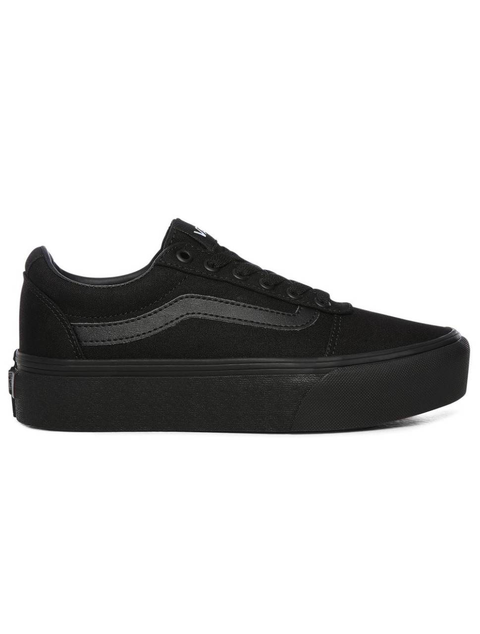 Tenis Vans Ward Platform Canvas B/B Dama Original VN0A3TLC186