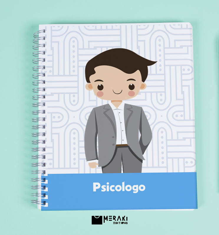 Agenda Psicólogo/ Agenda Para Citas / Psicología Hombre