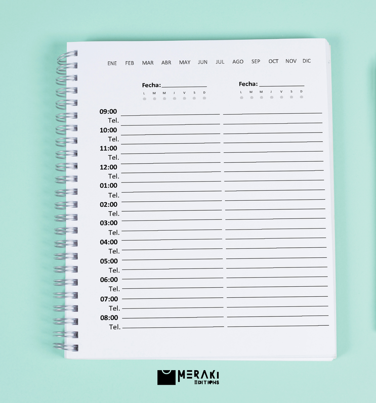 Agenda Para Doctora/ Agenda Para Citas / Doctora Mujer