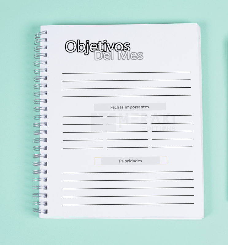 Agenda Psicólogo/ Agenda Para Citas / Psicología Hombre