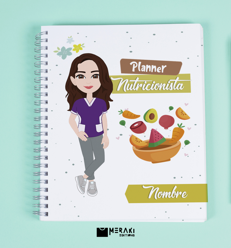 Agenda Nutrióloga / Agenda Para Citas / Nutricionista Mujer