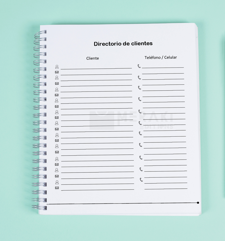 Agenda Nutrióloga / Agenda Para Citas / Nutricionista Mujer