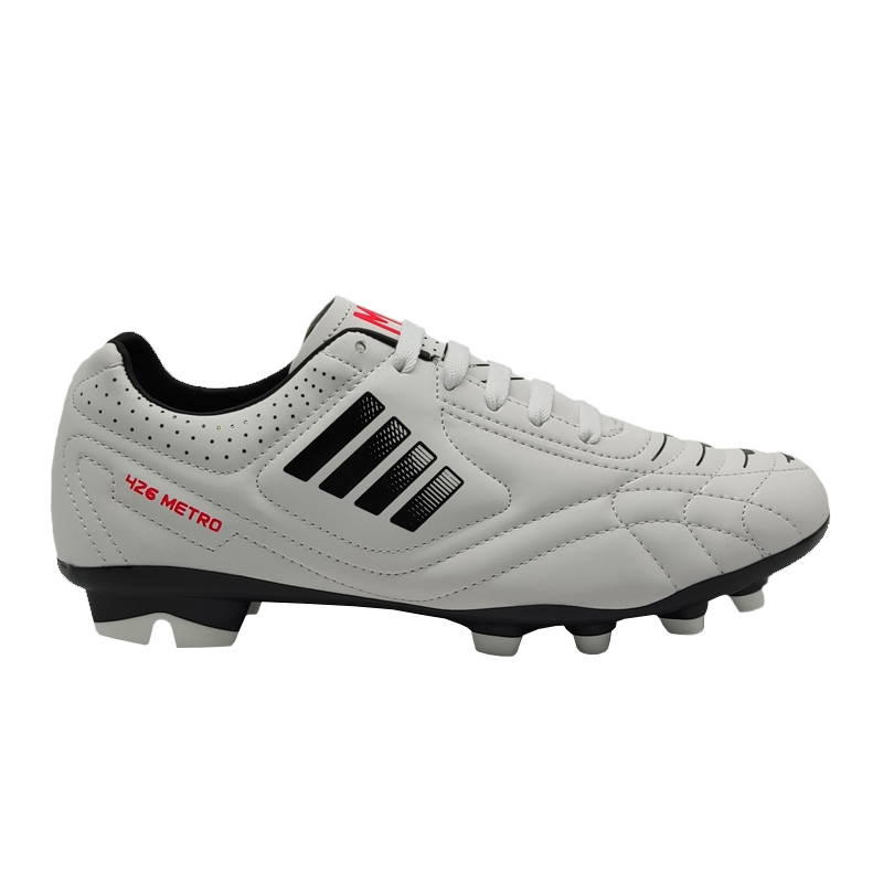 Tenis Metro-E 424 Blanco Negro Futbol Soccer Taquetes	