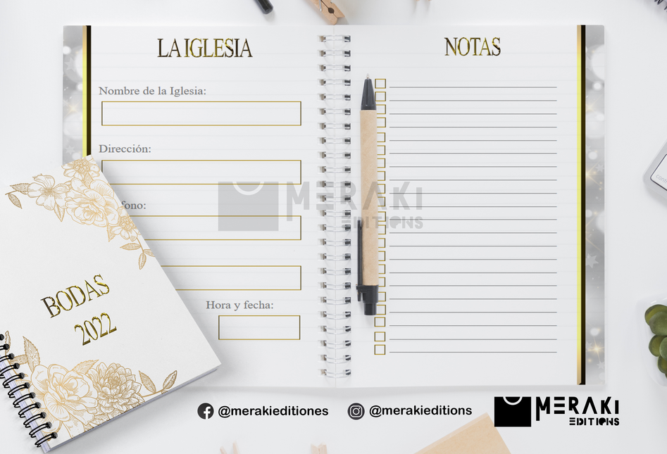 Agenda Para Boda Y Planner