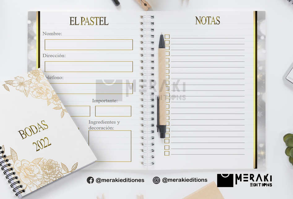 Agenda Para Boda Y Planner