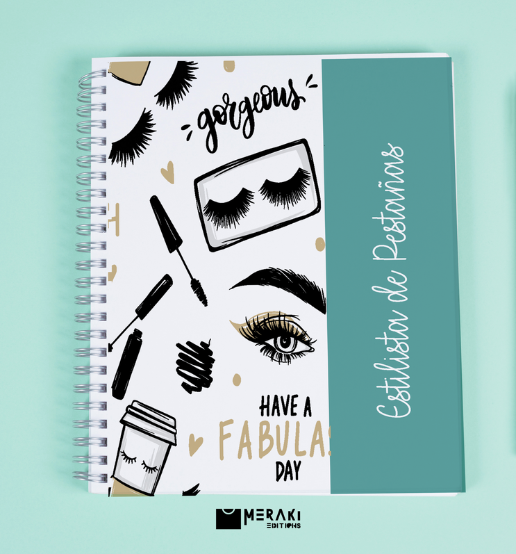 Agenda Para Citas Pestañas / Agenda Salón Belleza