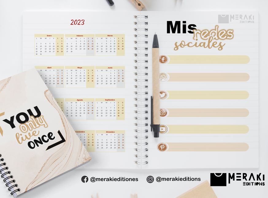 Agenda Para Citas Unisex Sin Fechas