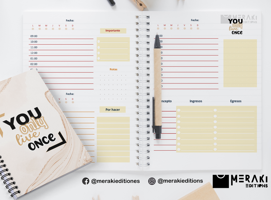 Agenda Para Citas Unisex Sin Fechas