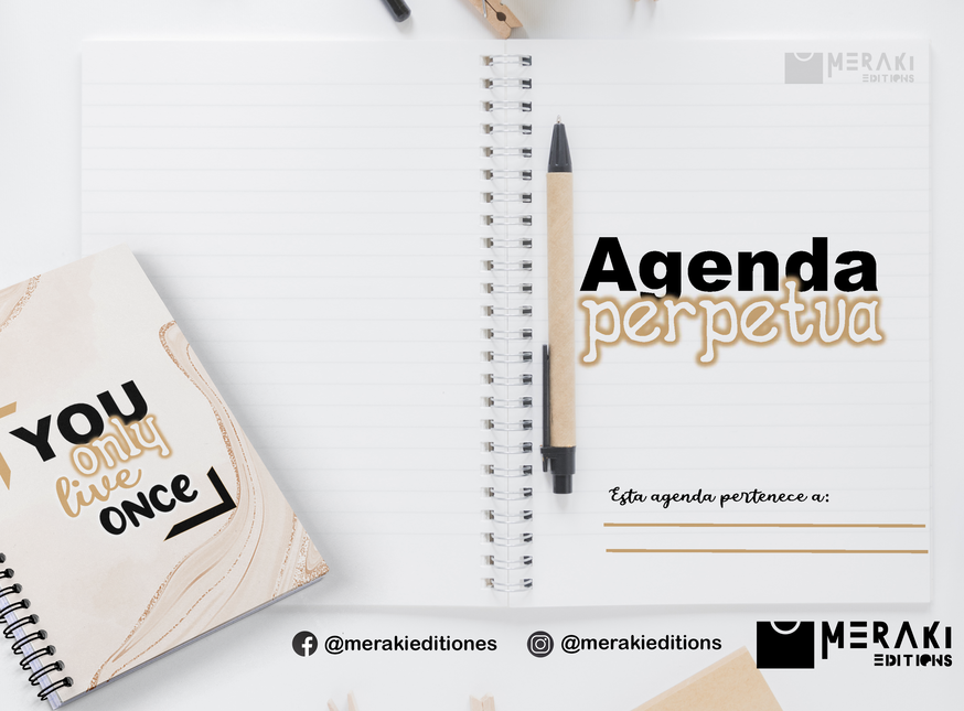 Agenda Para Citas Unisex Sin Fechas