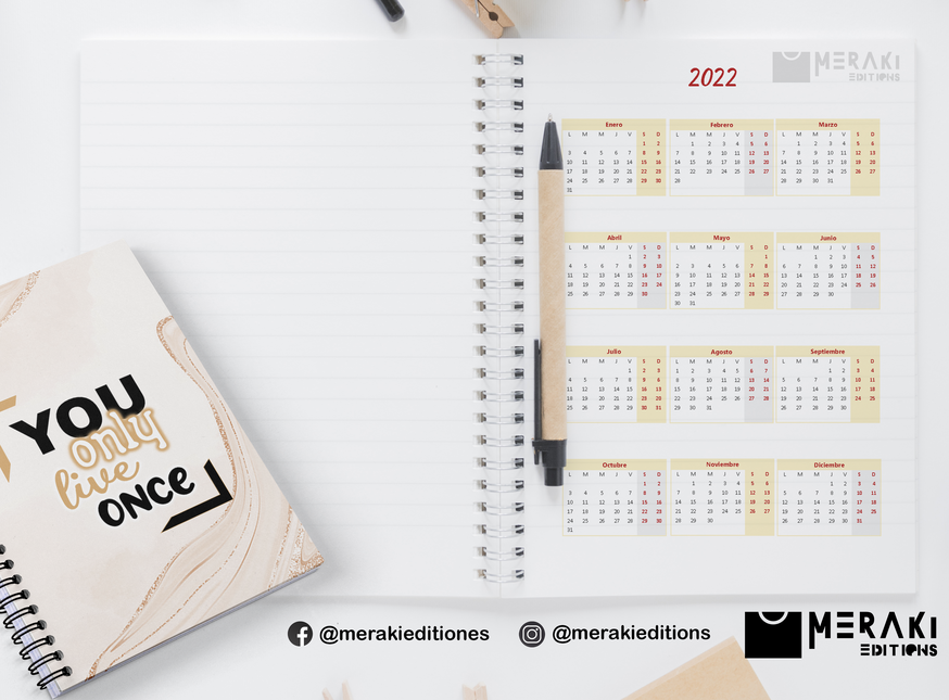 Agenda Para Citas Unisex Sin Fechas