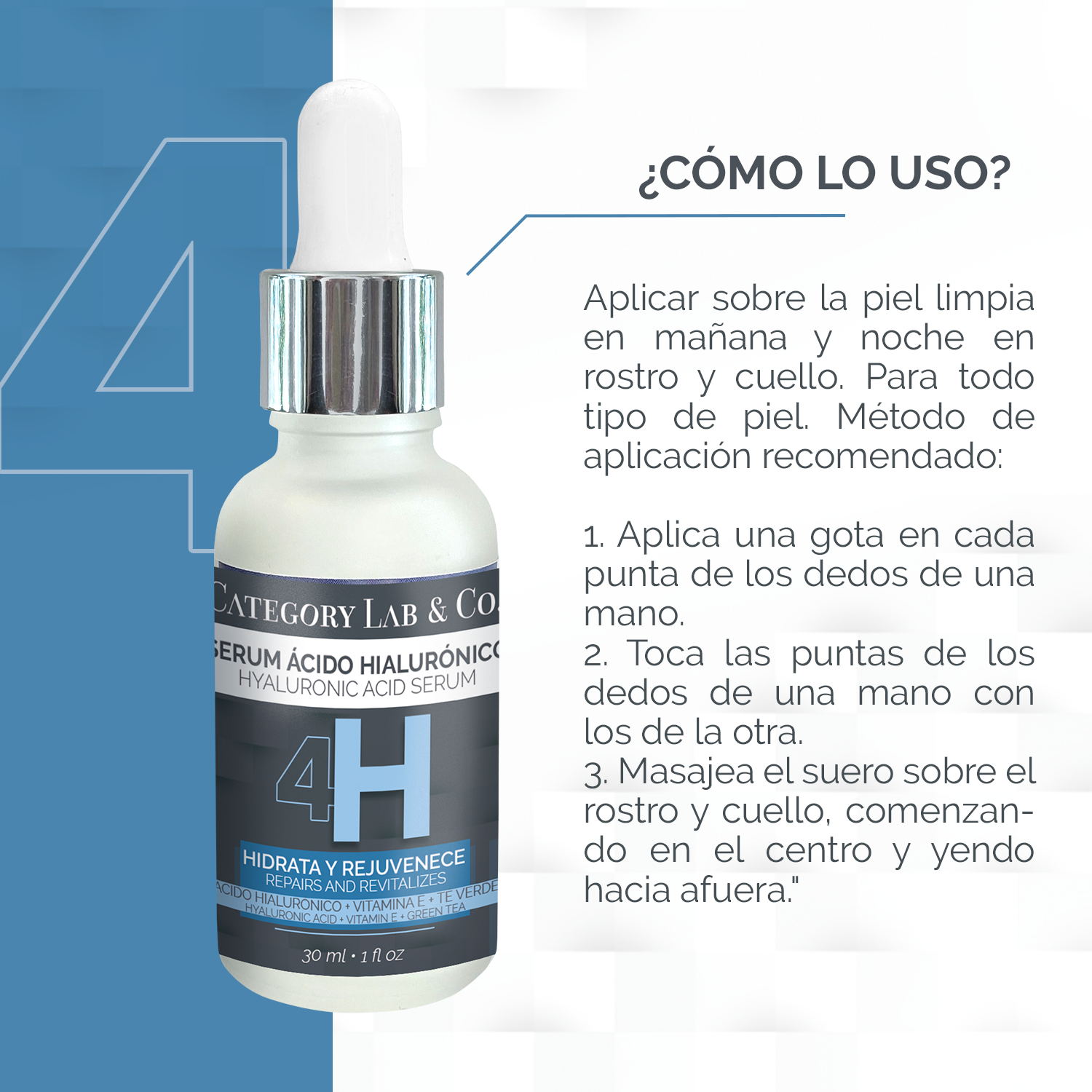 KIT SERUMS VITAMINA C Y SERUM ACIDO HIALURONICO BY CATEGORY LAB & CO