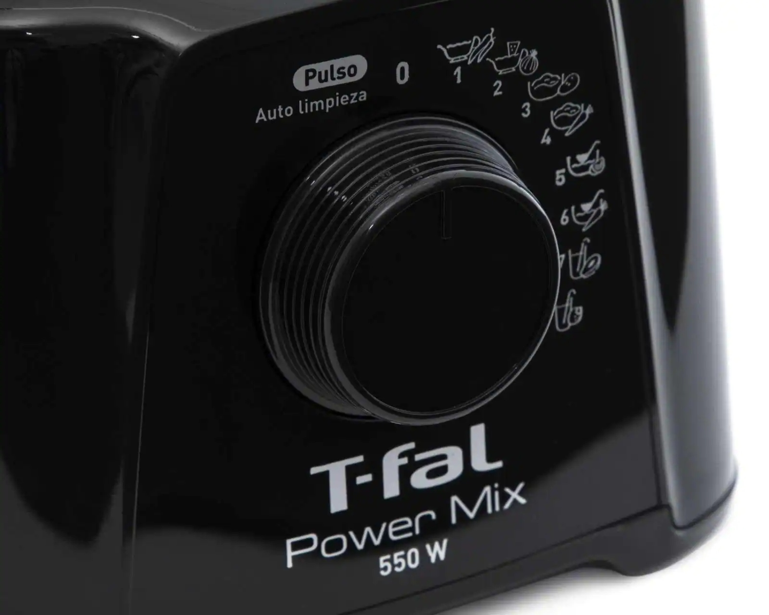 LICUADORA T-FAL LN2888MX POWER MIX 8 VEL, 550 WATTS NEGRO ORTY2