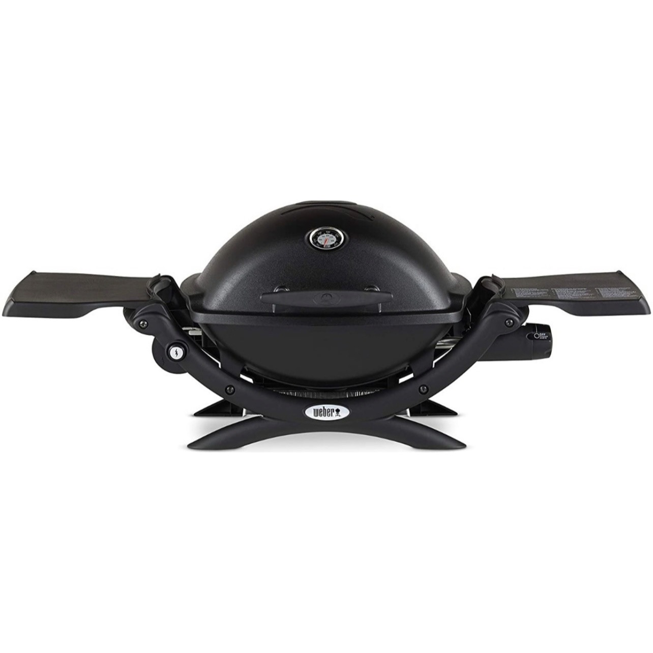 Asador de Gas Parrilla Weber Q 1200 Negro