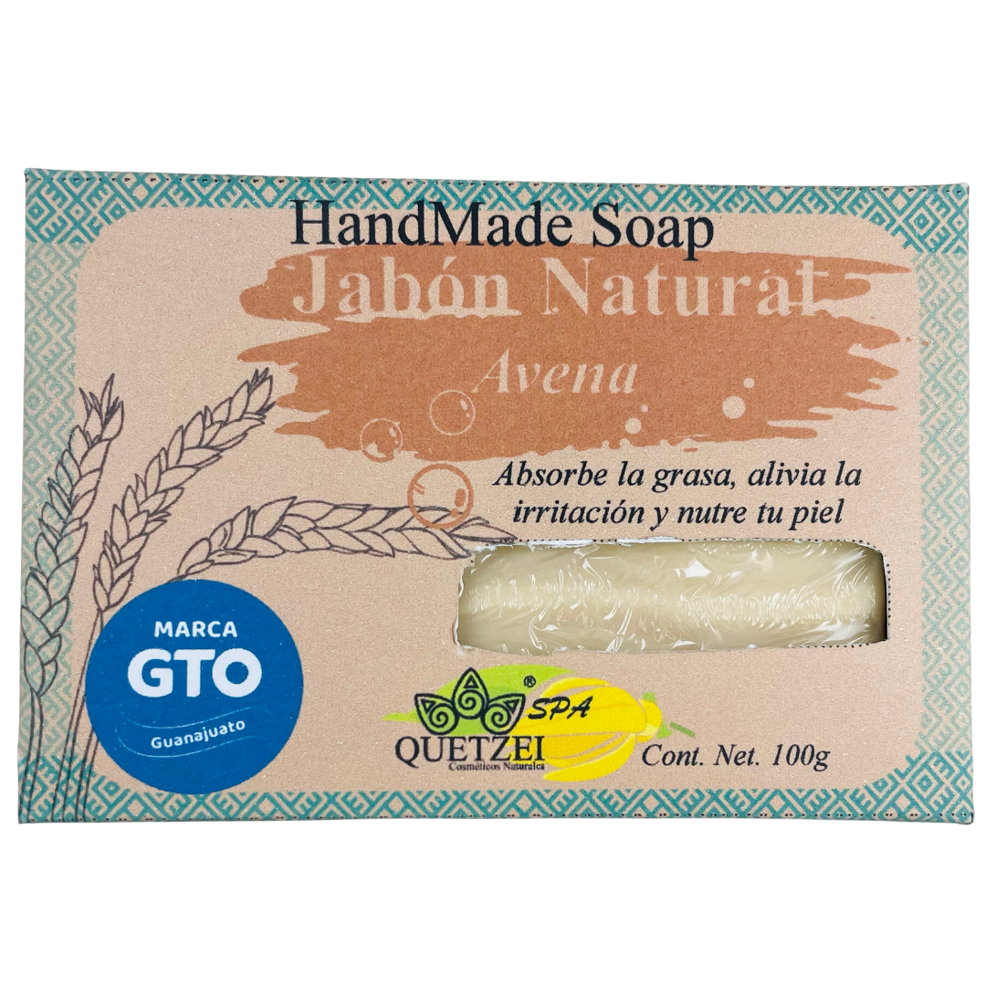 Jabón Natural de Avena Natural Quetzei 100 g