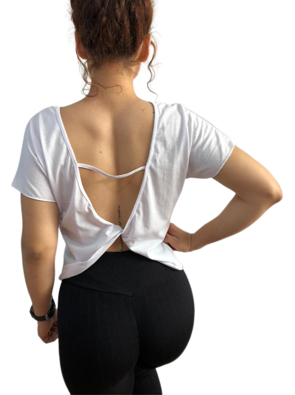 Blusa Deportiva Espalda Cruzada Playera Sport Algodón Favorito