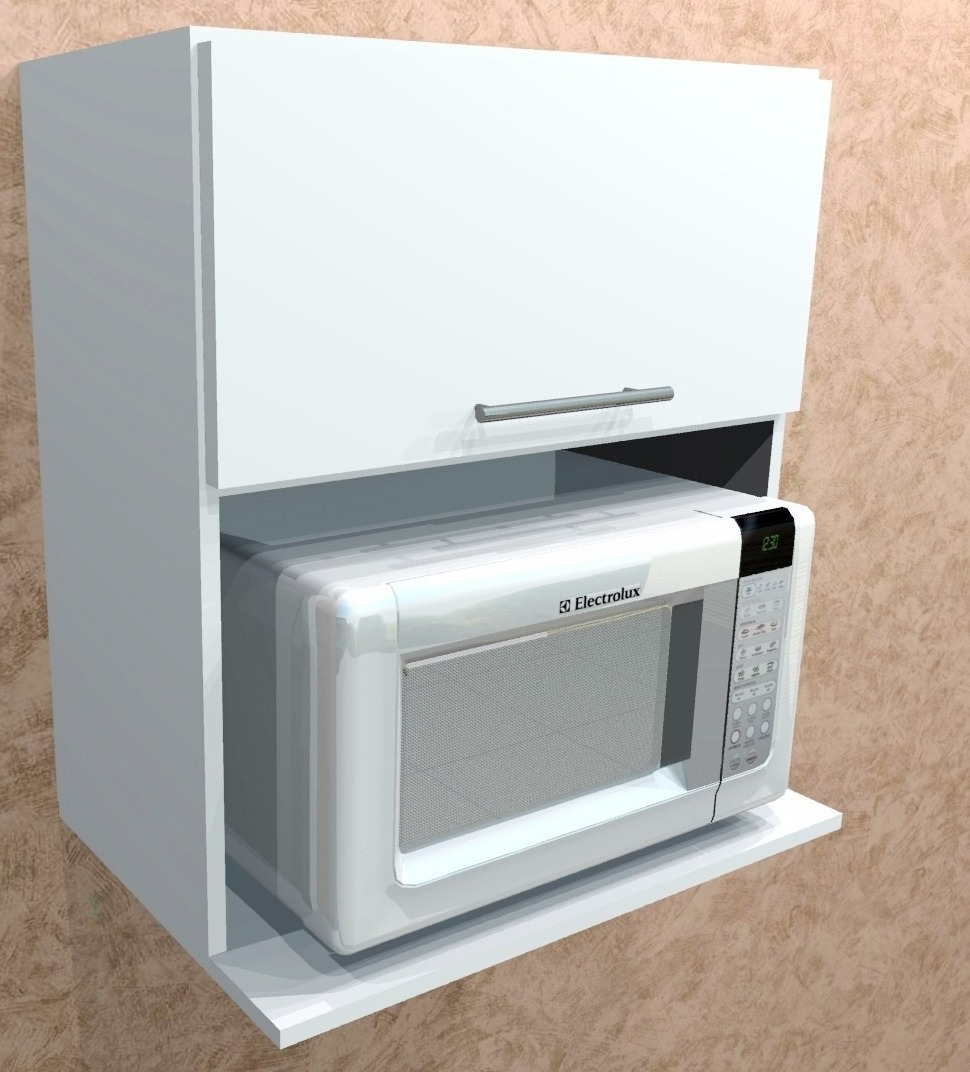 Alacena Gabinete Porta Microondas Para Colgar