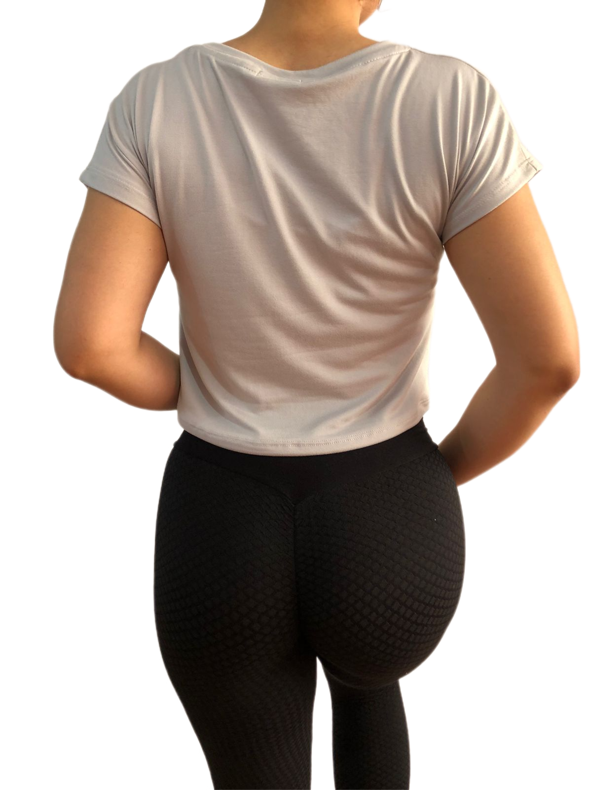 Blusa Mujer Strech Deportiva Mujer Croptop Largo