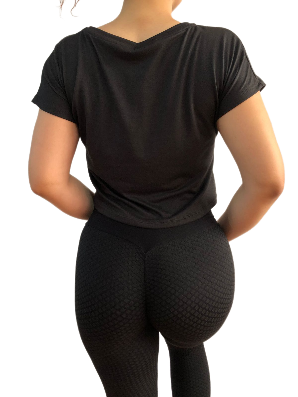 Blusa Mujer Strech Deportiva Mujer Croptop Largo
