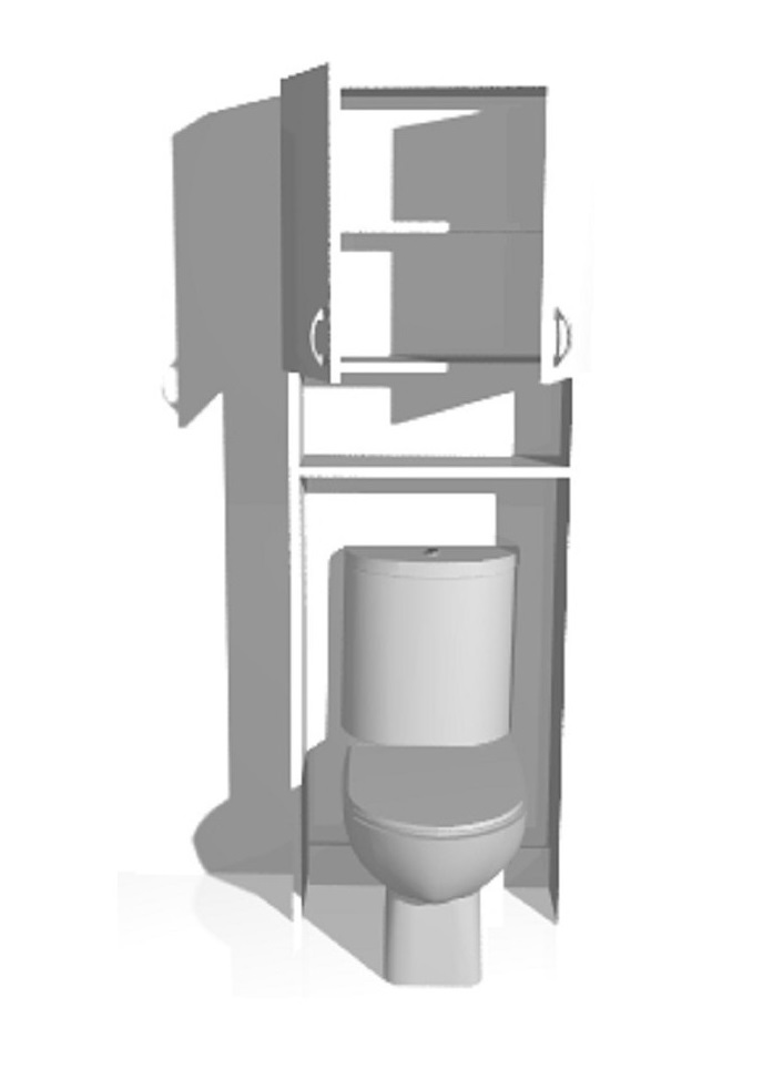 Mueble Para Baño Sobre Inodoro Despensero Alacena