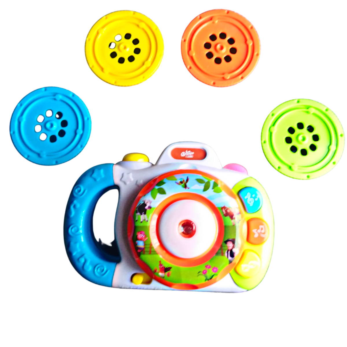 Cámara Proyectora Musical Con 32 Imágenes La Granja De Zenón