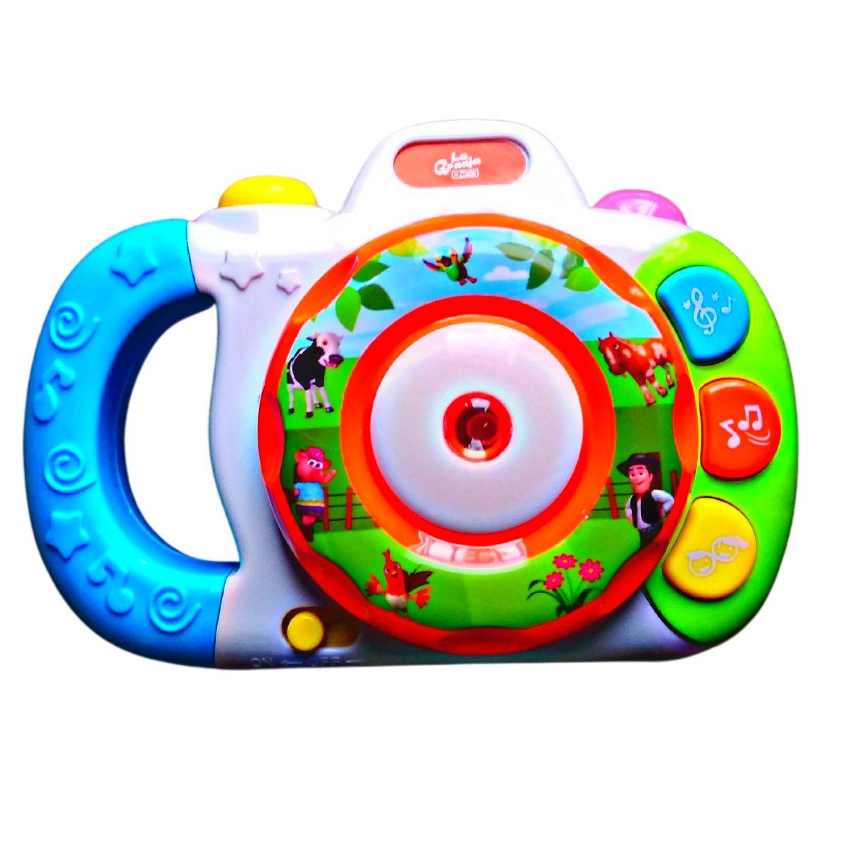 Cámara Proyectora Musical Con 32 Imágenes La Granja De Zenón