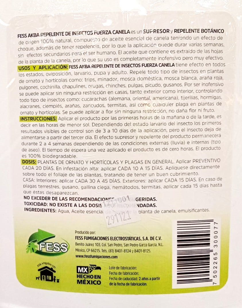 Repelente De Insectos Para Casa Y Jardín Fess Akba 657331 CST