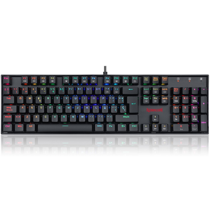 Teclado Redragon Mitra K551RGB-1 Mecanico Switch Red Gaming Español