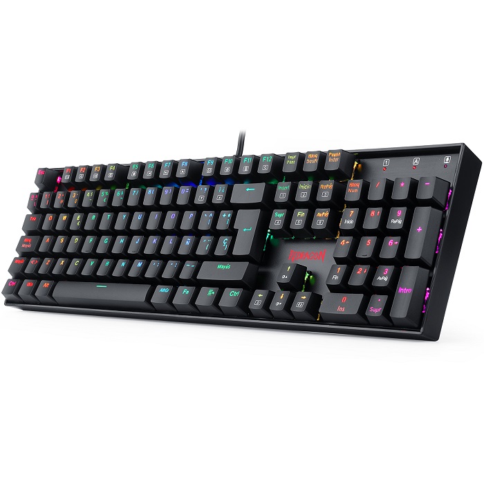 Teclado Redragon Mitra K551RGB-1 Mecanico Switch Red Gaming Español