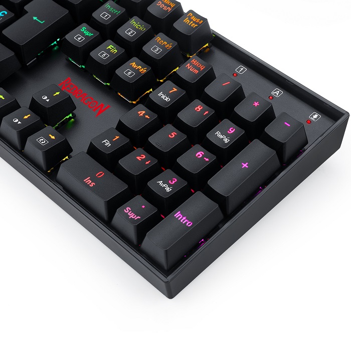 Teclado Redragon Mitra K551RGB-1 Mecanico Switch Red Gaming Español