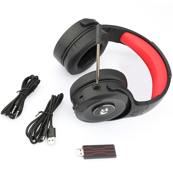 Diadema Redragon Pelops H818 Microfono Gaming Headset Wireless Y 3.5mm
