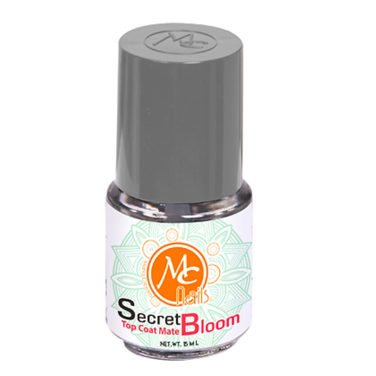 Top Coat Acabado Matte Para Uñas, Secret Bloom, Mc Nails