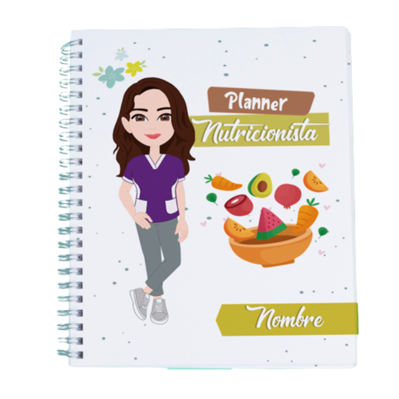Agenda Nutrióloga / Agenda Para Citas / Nutricionista Mujer