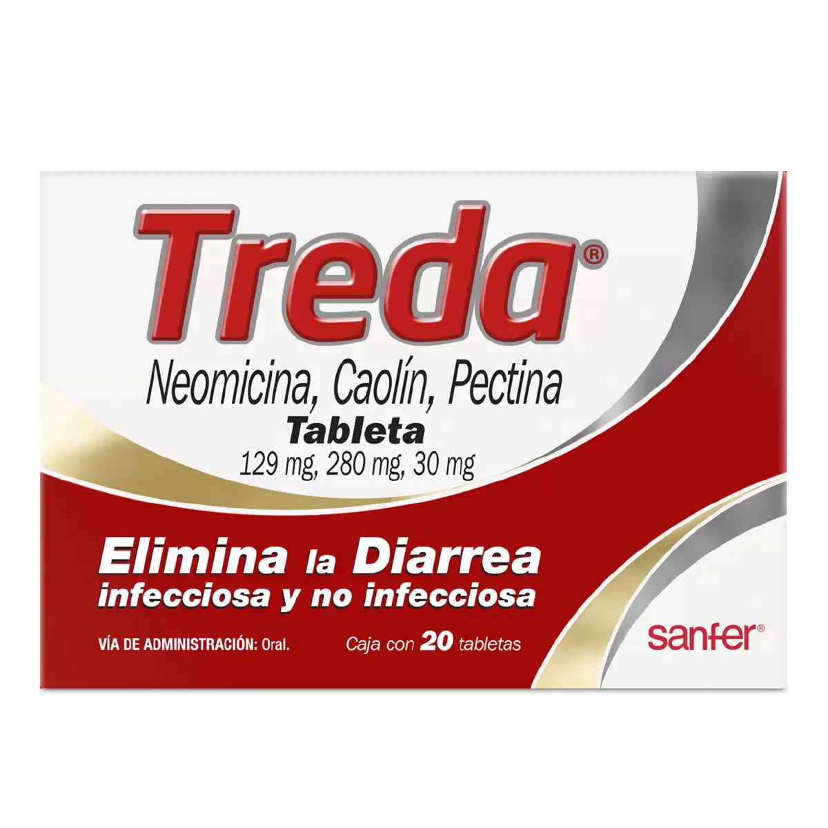Treda 129/280/30mg 20 Tabletas 2pk 625754 CST