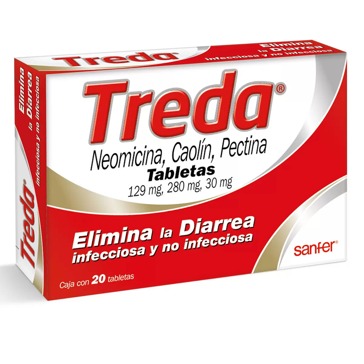 Treda 129/280/30mg 20 Tabletas 2pk 625754 CST