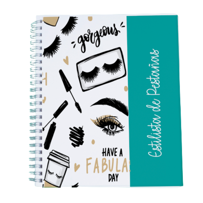 Agenda Para Citas Pestañas / Agenda Salón Belleza