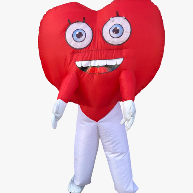 Botarga inflable de corazón 