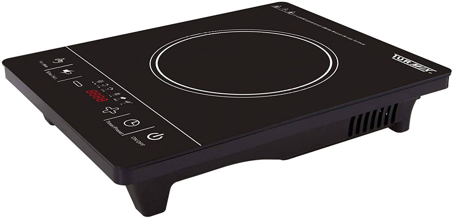 Parrilla Eléctrica De Inducción Sencilla Turmix Negra 120v