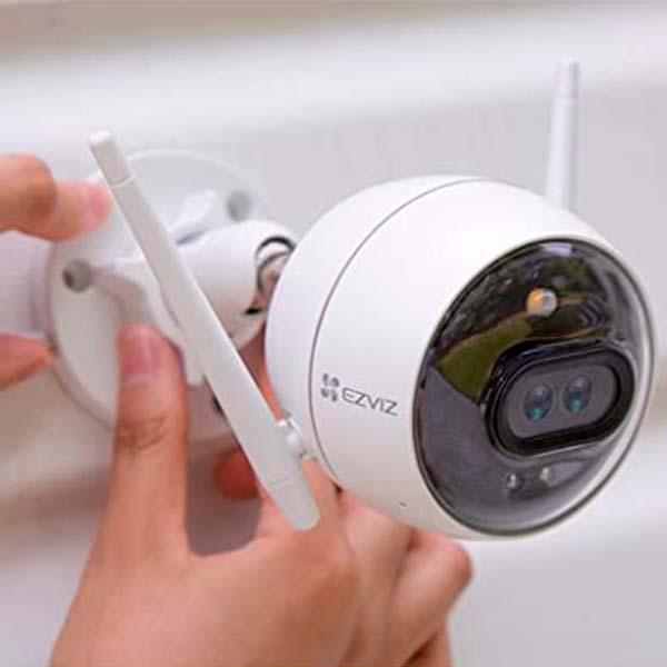 Cámara De Seguridad Ezviz Para Exterior WiFi Compatible Con Alexa Google Home Y IFTTT