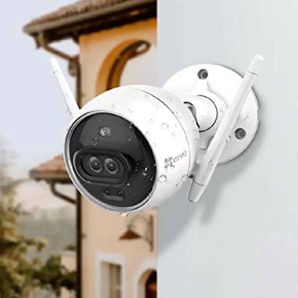 Cámara De Seguridad Ezviz Para Exterior WiFi Compatible Con Alexa Google Home Y IFTTT