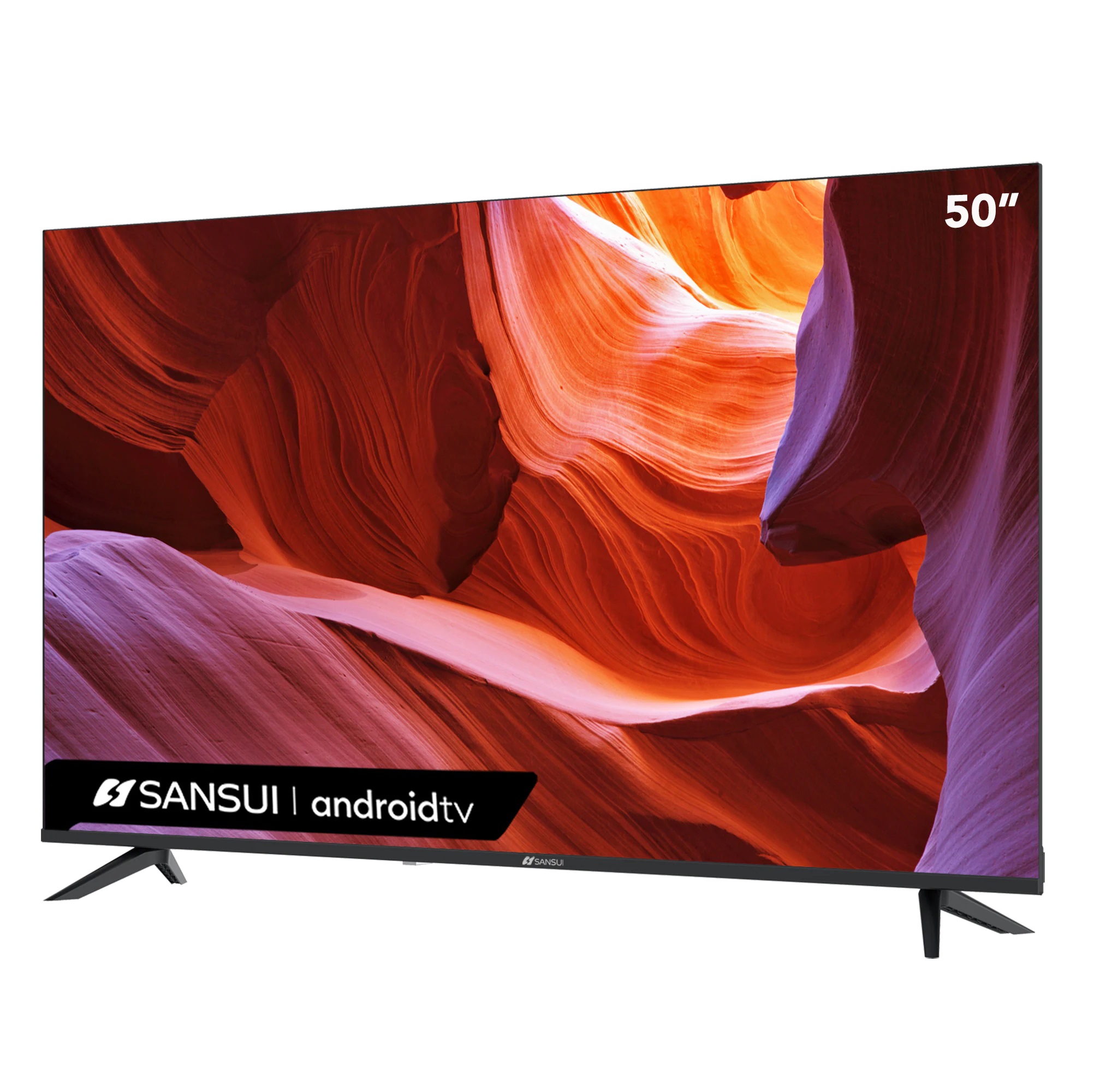 Pantalla SANSUI Smart TV Android TV 50" 4K, ULTRA HD SMX50V1UA CONTROL DE VOZ EN CONTROL REMOTO