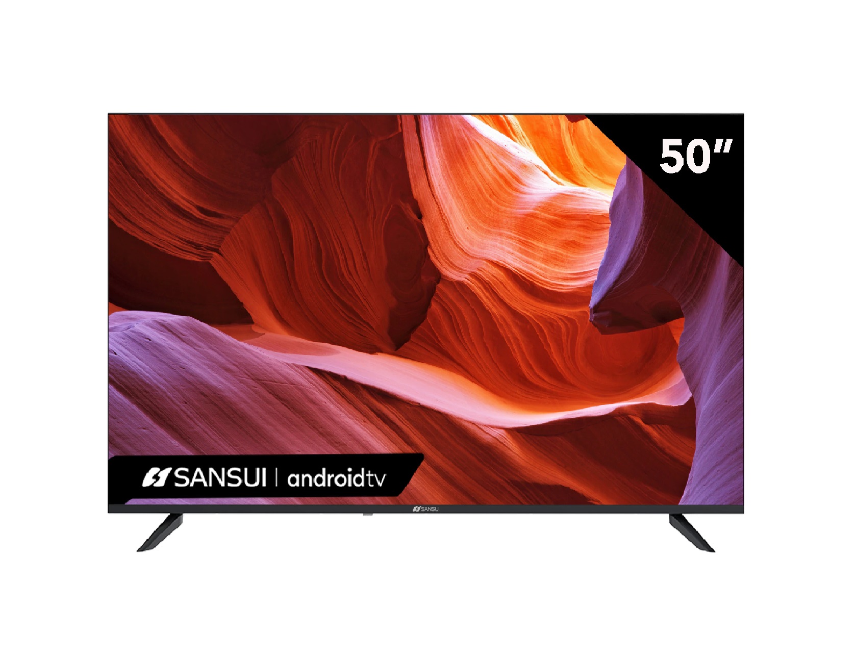 Pantalla SANSUI Smart TV Android TV 50" 4K, ULTRA HD SMX50V1UA CONTROL DE VOZ EN CONTROL REMOTO