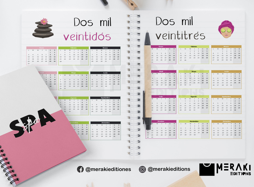Agenda Spa Perpetua, Agenda Personalizada, Spa