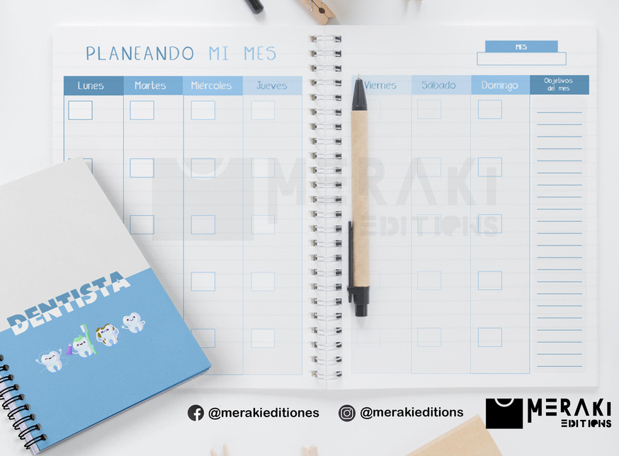 Agenda Dentista Perpetua, Agenda Personalizada, Dentista